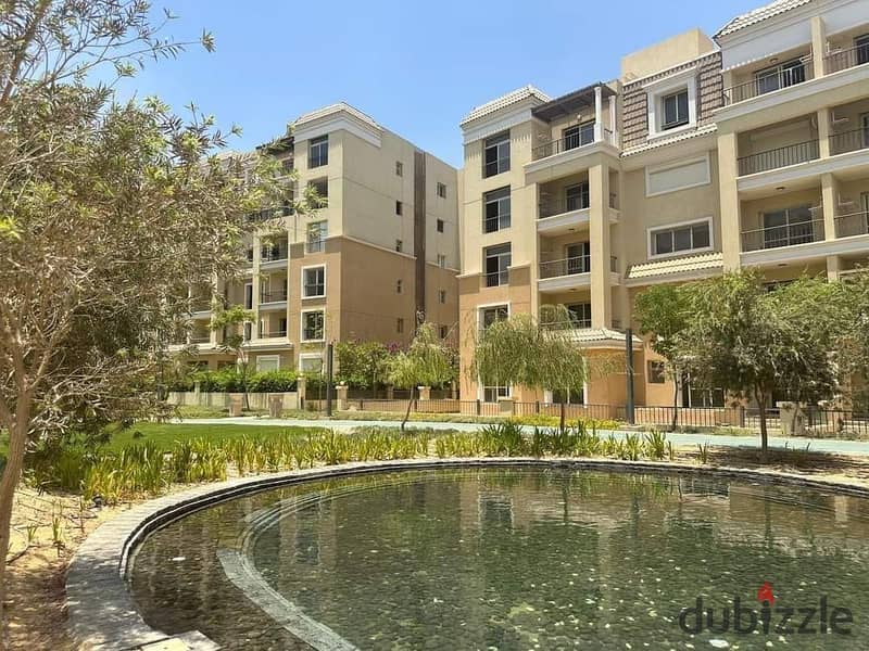 With a down payment of 317K, own the last studio 50 m with a private garden 21 m  in Sarai, next to Madinaty, directly on 6