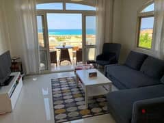 Chalet for sale directly on the sea in installments in Telal Ain Sokhna Village