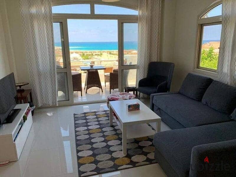 Chalet for sale directly on the sea in installments in Telal Ain Sokhna Village 0