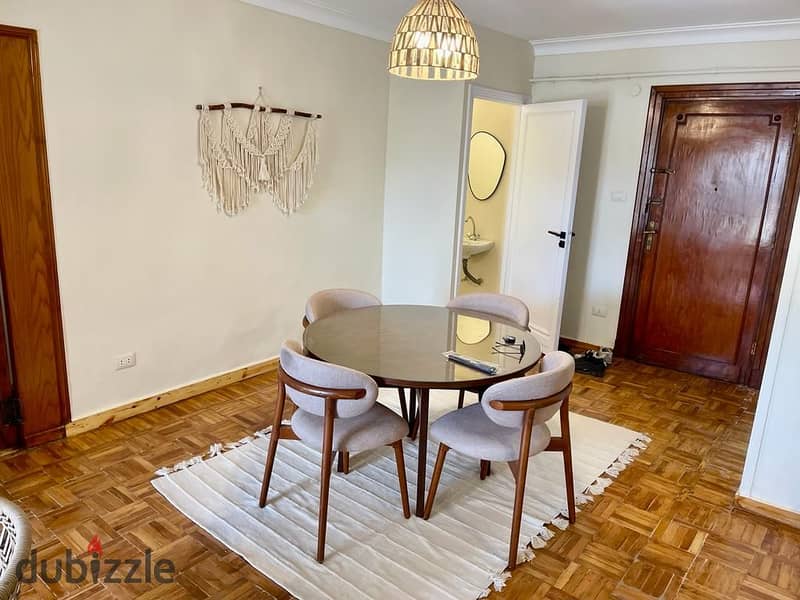 Modern furnished apartment for daily rent in Zamalek, overlooking the Nile 1