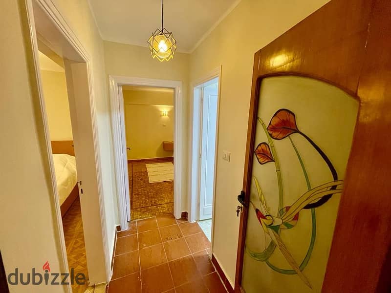 Modern furnished apartment for daily rent in Zamalek, overlooking the Nile 19