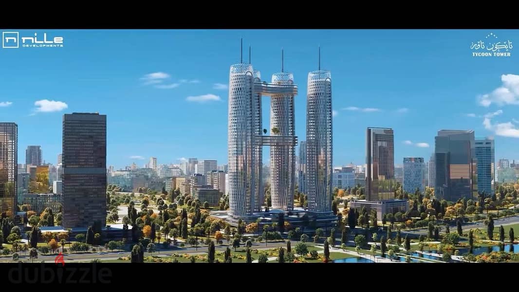 محل للبيع 48م مفتوح على لاند سكيب بأبراج نايل بيزنيس تاورز nile business towers 3