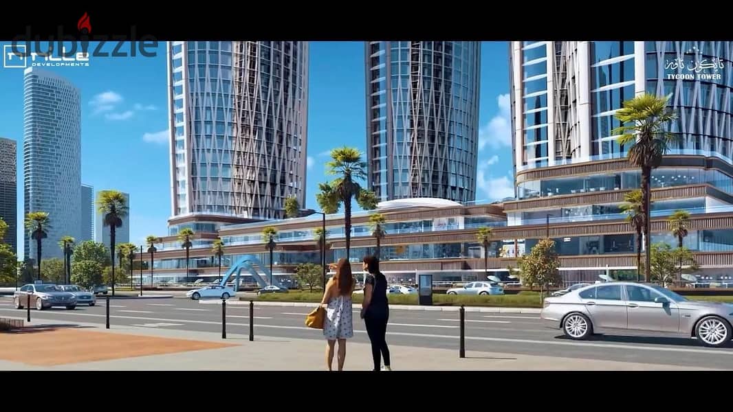 محل للبيع 48م مفتوح على لاند سكيب بأبراج نايل بيزنيس تاورز nile business towers 5