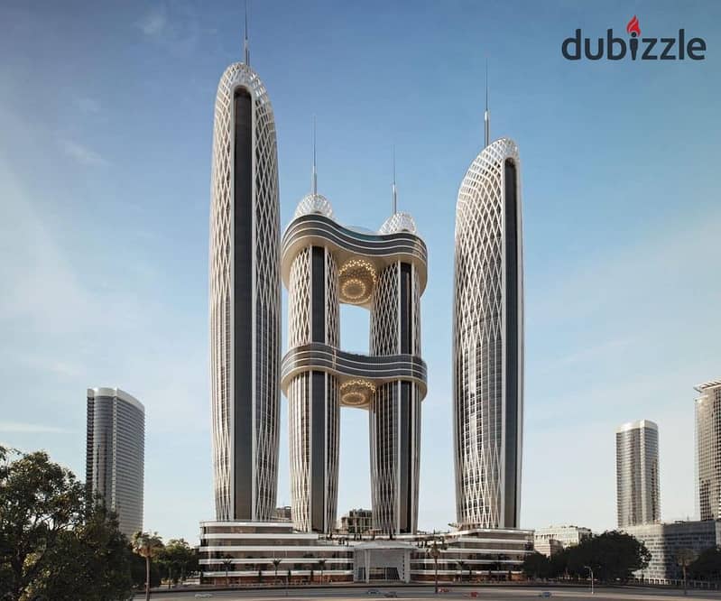 محل للبيع 48م مفتوح على لاند سكيب بأبراج نايل بيزنيس تاورز nile business towers 7