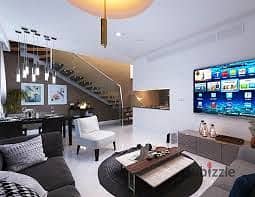 بفيو لاندسكيب وجاردن وهم فرصة Sky Villa دوبلكس ومعاه رووف متشطب فندقي للبيع في ارقى كمبوند بنظام الSmart في مدينة المستقبل 2