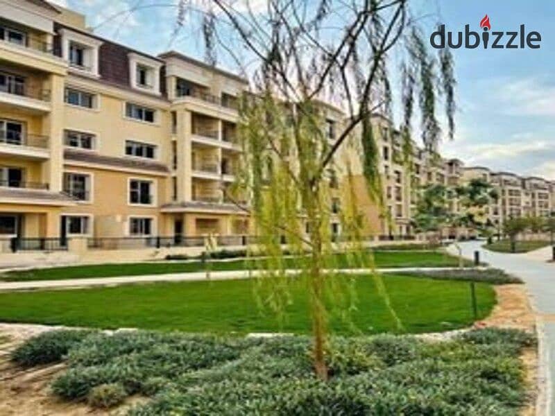 Two-bedroom apartment for sale, 10% down payment, the rest in installments, in Sarai Compound next to Madinaty 7