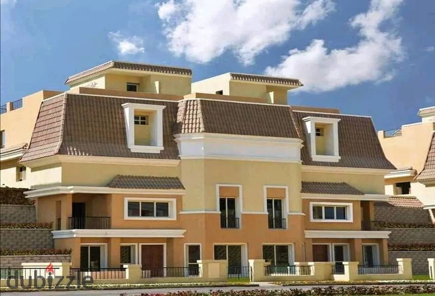 Apartment 218m + roof 127m for sale in New Cairo next to Madinaty 4