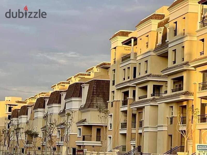 Apartment 218m + roof 127m for sale in New Cairo next to Madinaty 9