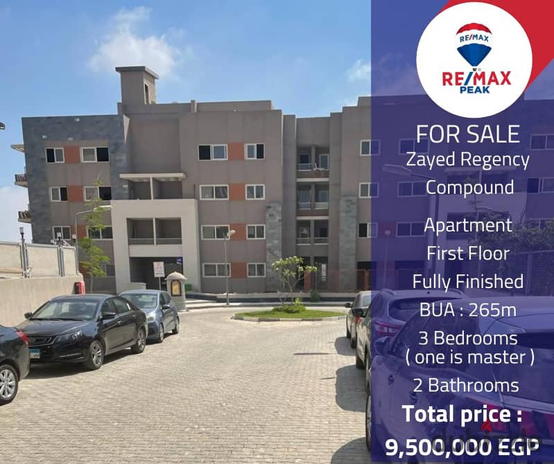 Zayed Regency Compound  Apartment  For Sale  265m 0