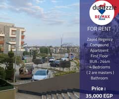 Zayed Regency Compound  Apartment  For Rent 244m 0