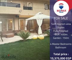 Sixth tourism area Duplex  For Sale  450m 0