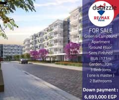 Green 6 Compound Apartment For Sale  171m