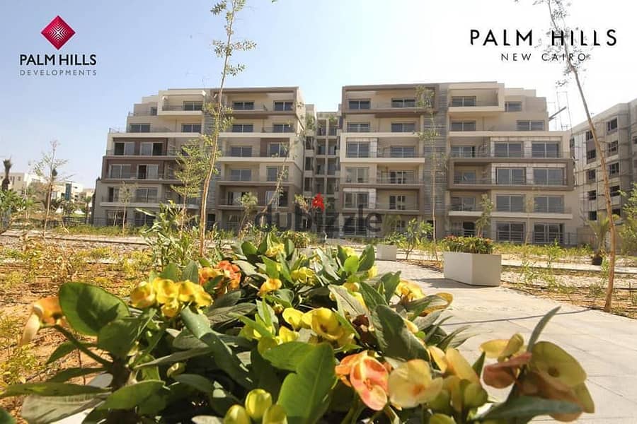 شقة  للبيع بكمبوند بالم هيلز 160م بحري قسط 7 سنين Palm hills 2