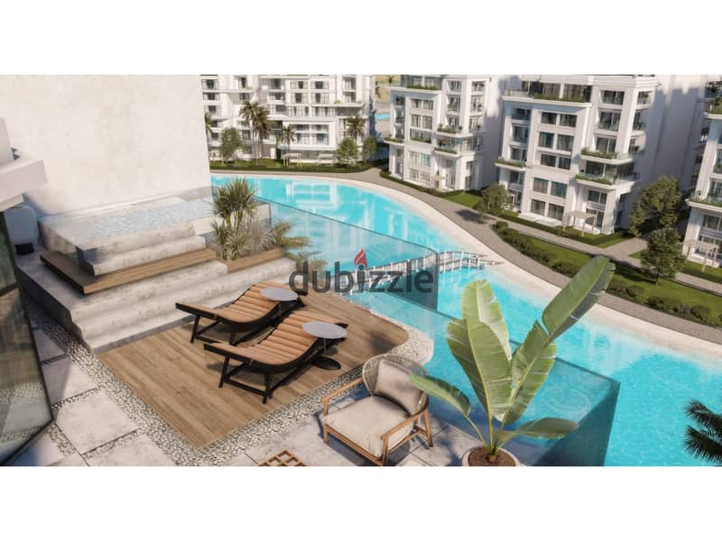 Ground floor apartment with garden, 121 m, in Lumia Compound, New Administrative Capital. 2