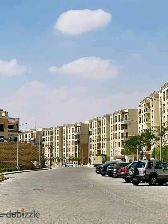 With DP 710 K, own 2-BR apartment of 112 m + a garden of 65 m in Sarai, directly on the Suez Road 5