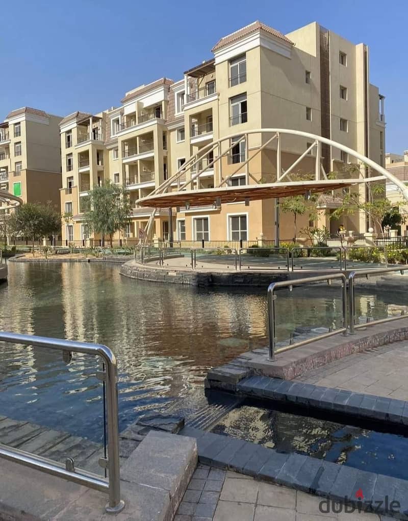 With DP 710 K, own 2-BR apartment of 112 m + a garden of 65 m in Sarai, directly on the Suez Road 9