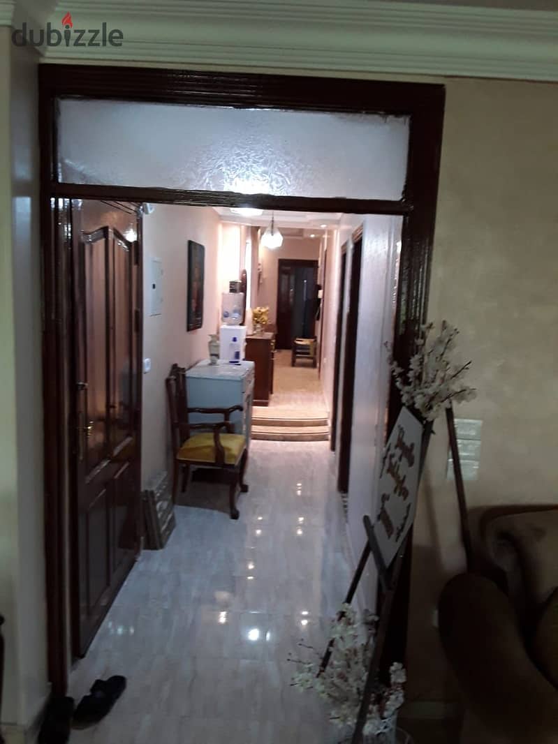 Ground floor apartment in a garden for rent in the Second District, near Fatima Al Sharbatly Mosque and the 90th   Eastern sea   Super deluxe finishin 1