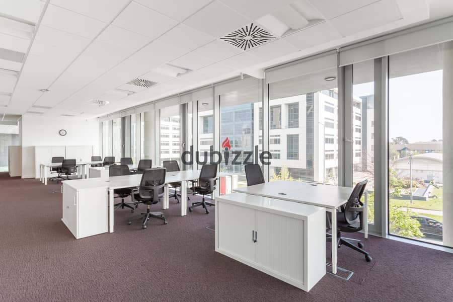 Open plan office space for 10 persons in Cairo, Park Street West 9