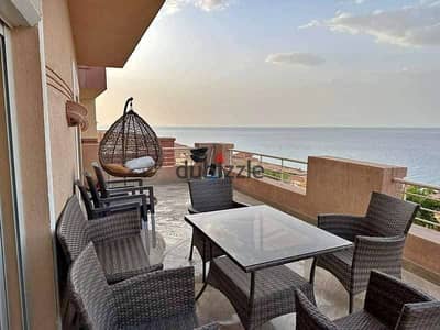 Chalet for sale directly on the sea, fully finished, in Telal Village, Ain Sokhna