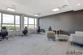 Private office space for 3 persons in Maadi Club