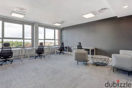 Private office space for 3 persons in Maadi Club