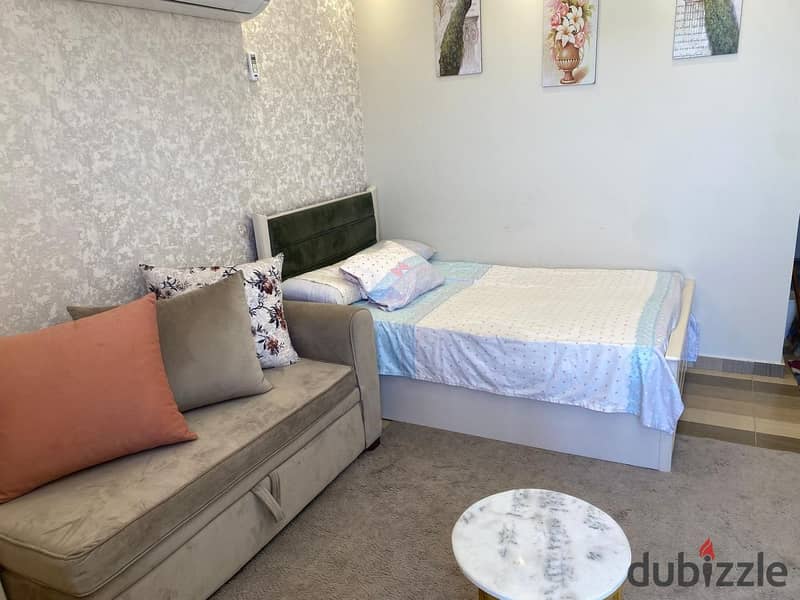 Studio for Rent in October Plaza  استديو للايجار مفروش كمبوند اكتوبر بلازا 2