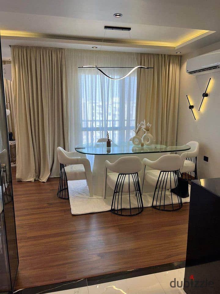 Apartment for sale in installments in a very special location on the landscape in Mostaqbal City, Compound (Saray), Emdad, Fifth Settlement 1