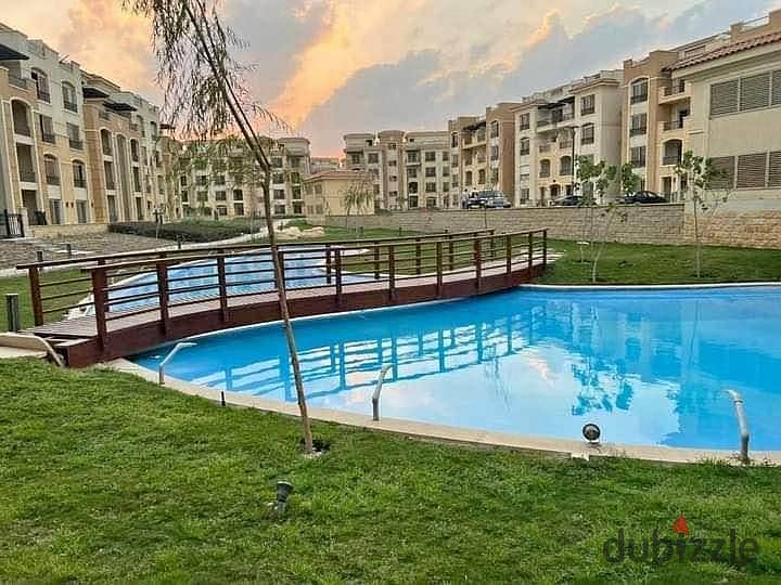 Apartment for sale with roof in installments in a very special location on the landscape in Mostaqbal City, Compound (Saray), Emdad, Fifth Settlement 7