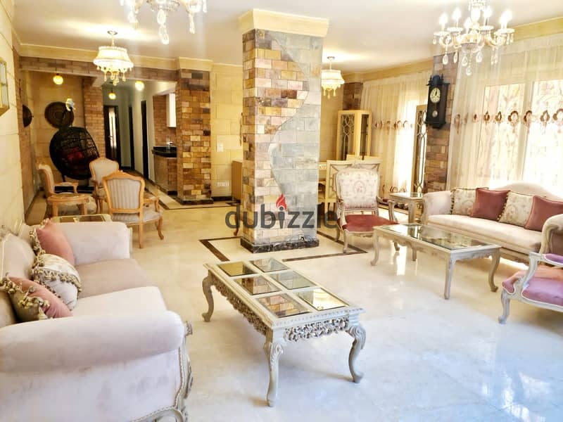 Furnished ground floor apartment with garden in Banafseg 5 2