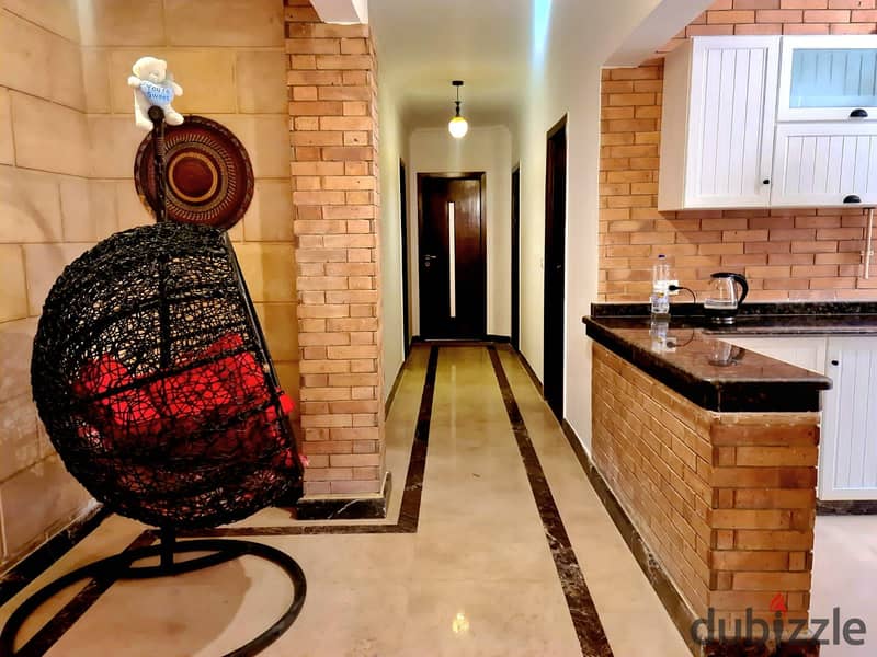 Furnished ground floor apartment with garden in Banafseg 5 6