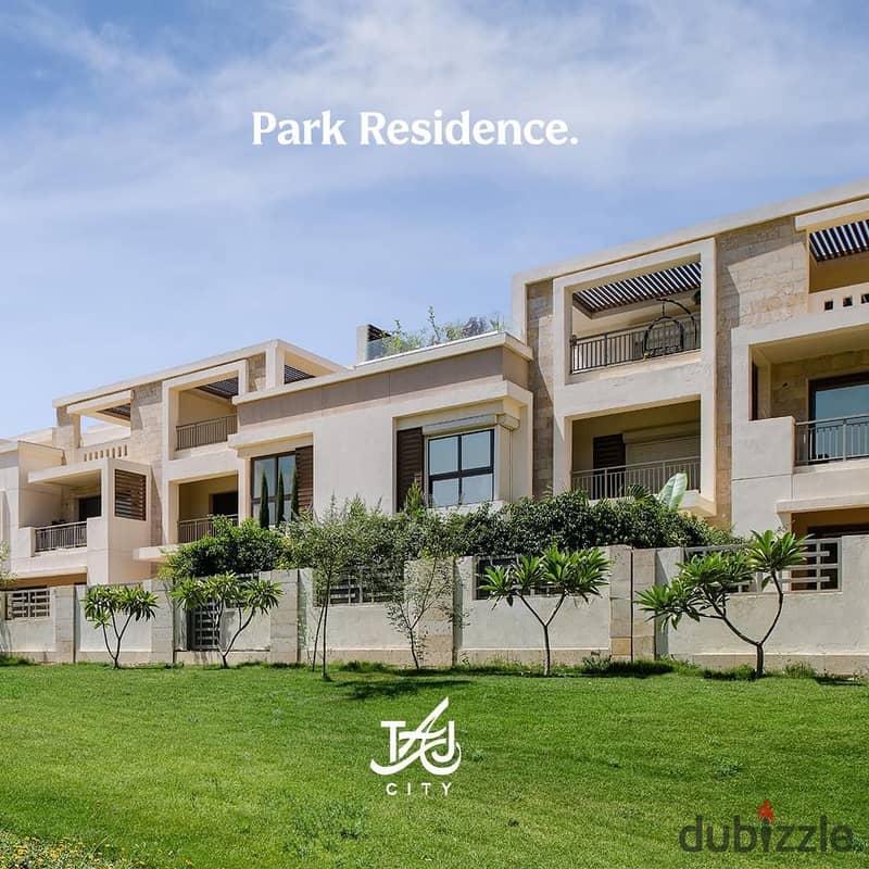 With a 5% Down Payment [ Villa 155 sqm] + Garden in front of the airport along Heliopolis Extension in Taj City, available for the longes 8