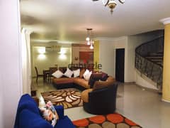 Furnished duplex for rent in Narges villas near the 90th  Super deluxe finishing 0