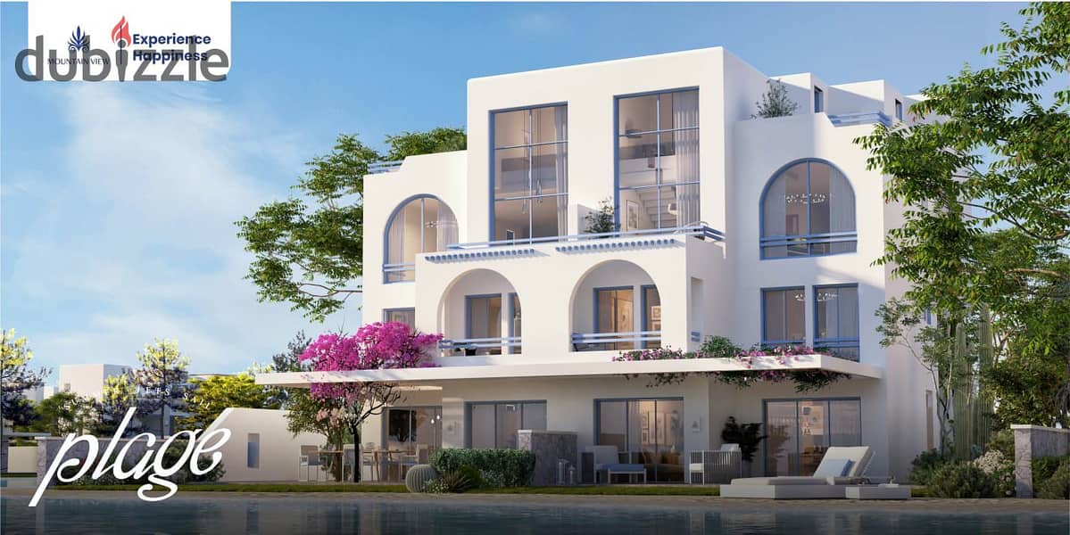 Villa for sale, Sea View, 5% down payment and installments over 8 years, with the latest launch of Mountain View in El Alamein City, Plage Compound 5