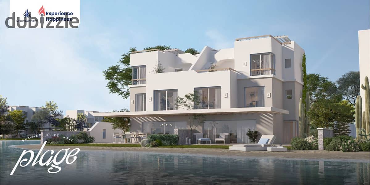 Villa for sale, Sea View, 5% down payment and installments over 8 years, with the latest launch of Mountain View in El Alamein City, Plage Compound 9