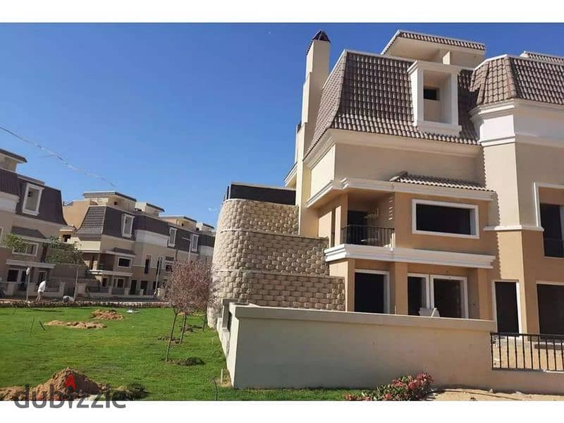 Invest in S. Villa, 212 m², less than the price of an apartment, and installments for 6 years in Sarai Compound 11