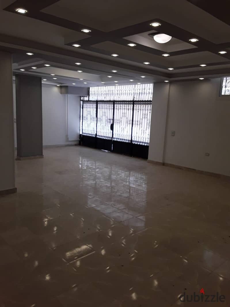 Basement for residential or administrative rent in the Second District, near Fatima Al Sharbatly Mosque and the 90th   Super deluxe finishing 0