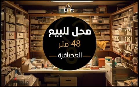 محل للبيع 48 م العصافرة (متفرع من ش جمال عبدالناصر )