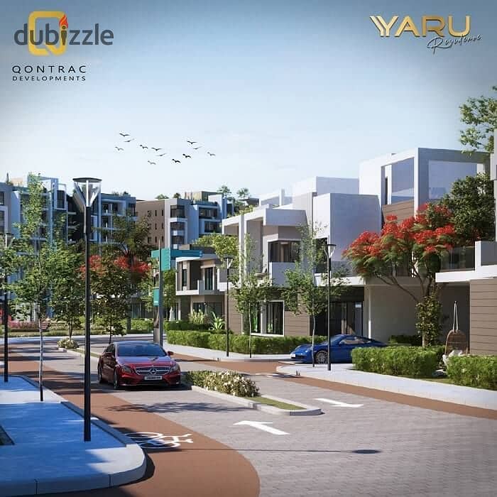 Two-bedroom apartment for sale in the New Administrative Capital, 15% down payment in yaru Compound 0