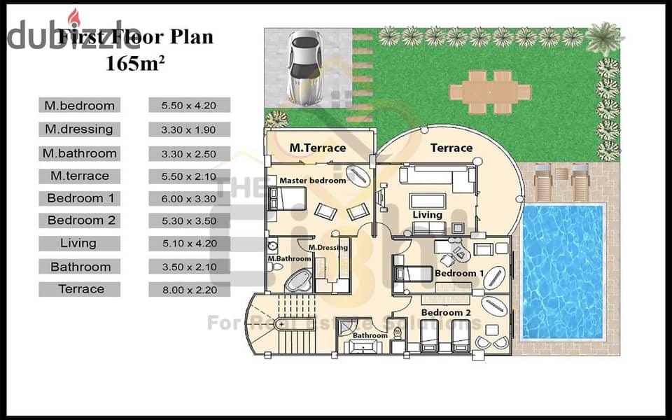 Standalone villa for Sale 520 m building + 180 m Garden Borg Al Arab (Lake view compound - next to Wahet Khatab ) 4