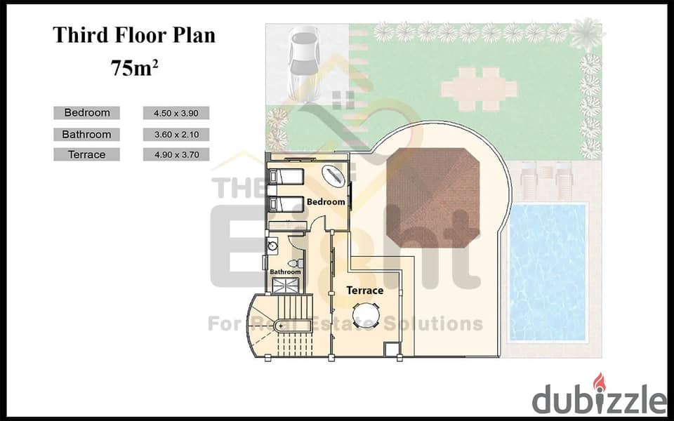 Standalone villa for Sale 520 m building + 180 m Garden Borg Al Arab (Lake view compound - next to Wahet Khatab ) 6