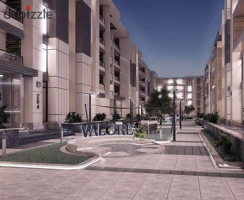 ستوديو للبيع متشطب بالتكيفات و المطبخ بمقدم 10% في شيراتون كمبوند فالوري هيليوبلس valore heliopolis 0