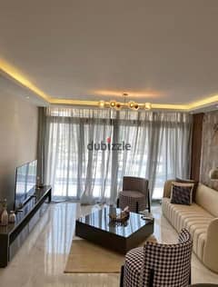 Apartment for sale, fully finished, with air conditioners and kitchen, with the lowest down payment, open view, in the Sheraton Valore Heliopolis