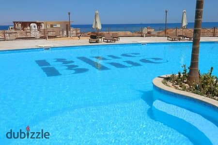 Chalet with garden for sale, fully finished, overlooking the sea in Ain Sokhna, the lowest down payment and the longest payment, in Blue blue village