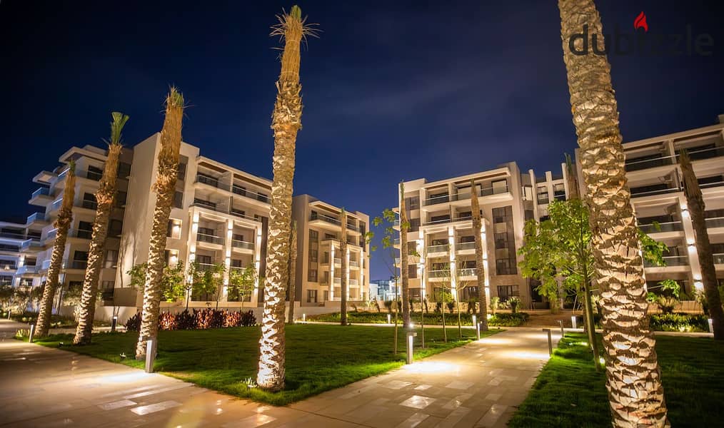 The Address East Apartment for sale, immediate receipt, fully finished, in Fifth Settlement, next to Palm Hills, in The Address East Compound 7