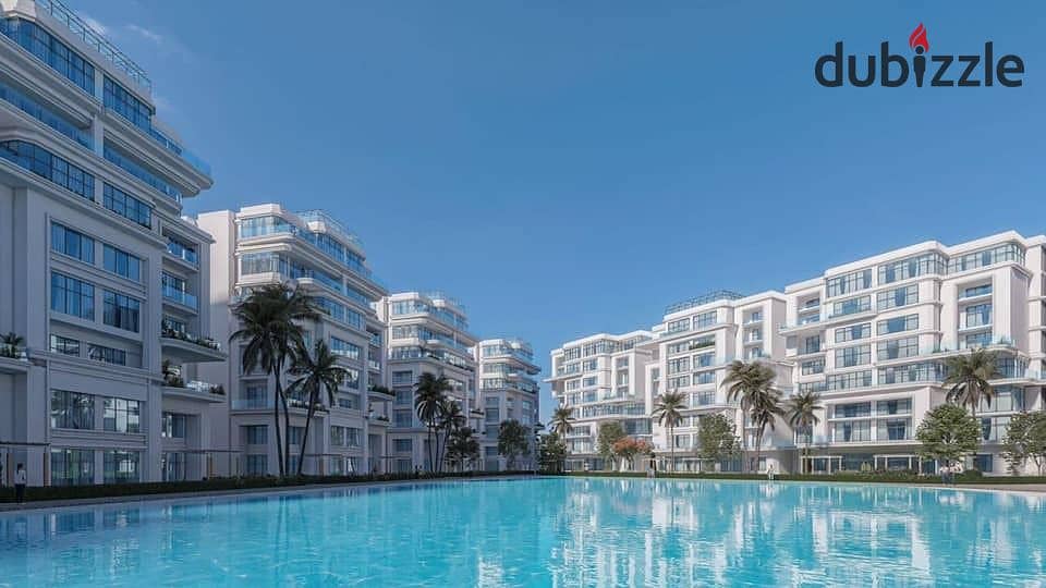 Apartments for sale at the lowest price in the Administrative Capital, installments over 9 years, in Lumia Lagoons Compound 6