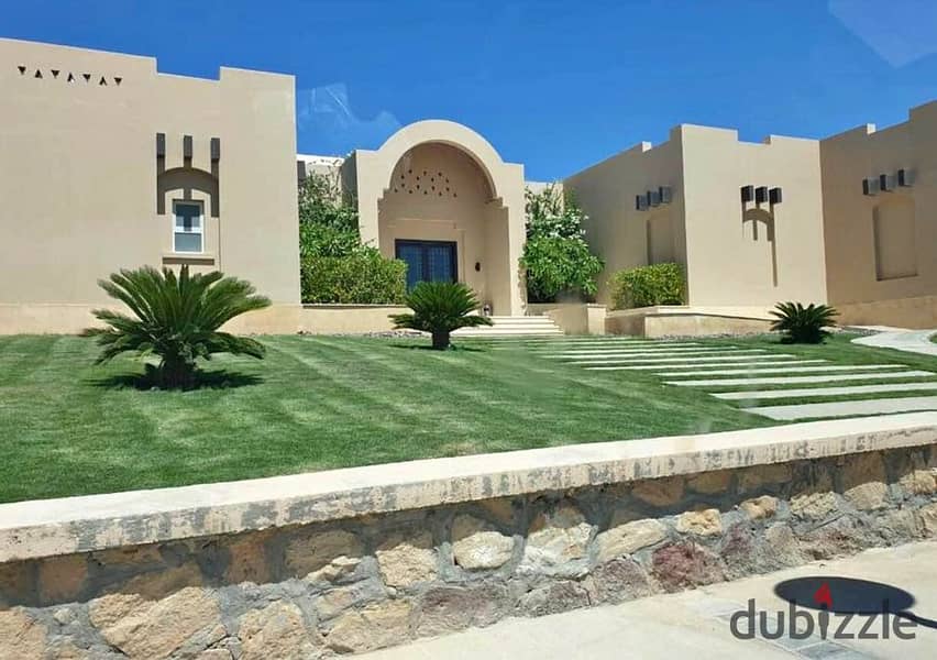 شاليه معاه حديقة خاصة متشطب للبيع في مكادي هايتس اوراسكوم في الغردقة تقسيط على 6 سنوات chalet with private garden for sale in Makadi Heights  Hurghada 1