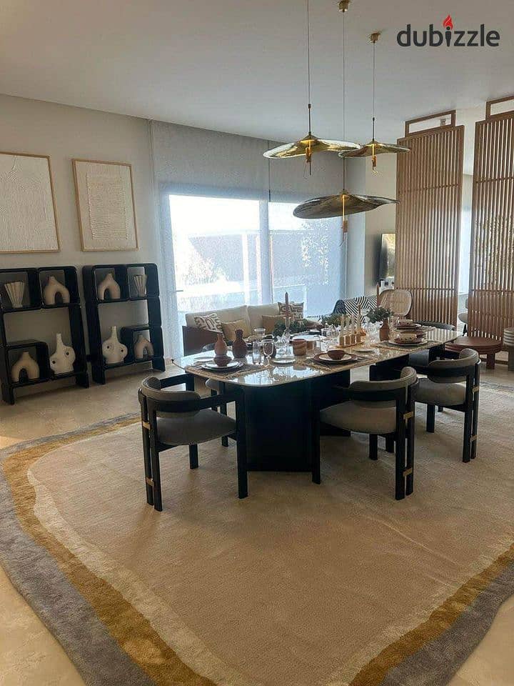 للبيع شقة 3 غرف بحري بارقي تشطيب كمبوند  سوان ليك حسن علام زايد For sale apartment open view fully finished in Swan Lake Hassan Allam Zayed 2