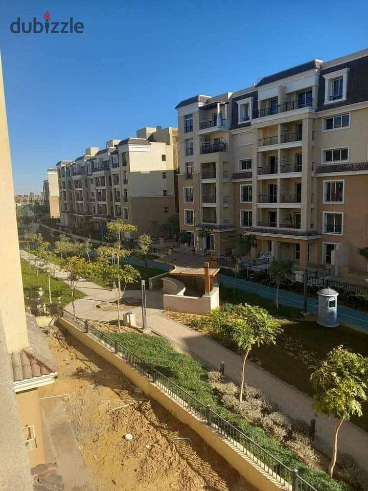 Apartment for sale with a 10% down payment over the longest payment plan in New Cairo, Sarai Compound 0