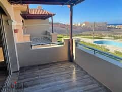 بنتهاوس فيو بحر شاليه 190م  للبيع في لافيستا توباز العين السخنه  Penthouse chalet for sale in La Vista Topaz Ain Sokhna Village