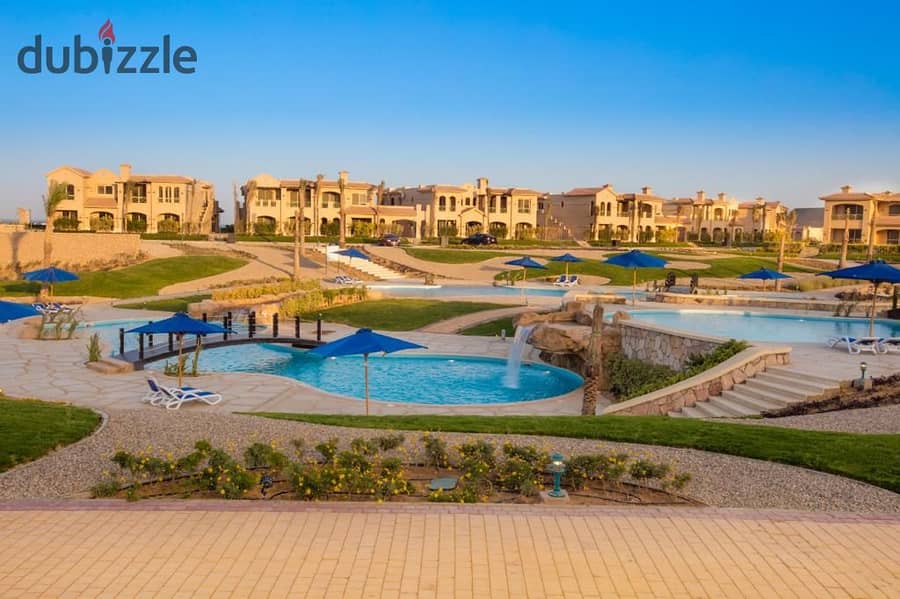 بنتهاوس فيو بحر شاليه 190م  للبيع في لافيستا توباز العين السخنه  Penthouse chalet for sale in La Vista Topaz Ain Sokhna Village 9